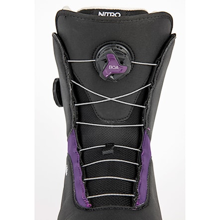 Topánky na snowboard Nitro Scala BOA black/purple 2025 - 12