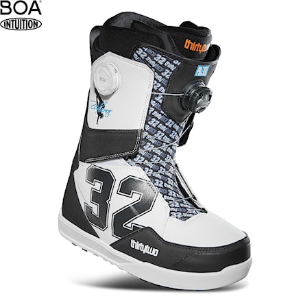 Snowboard Boots ThirtyTwo Lashed Double Boa Powell white/black 2024 - 1