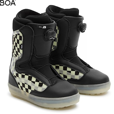 Snowboard Boots Vans Aura OG checkerboard glow 2024 - 1