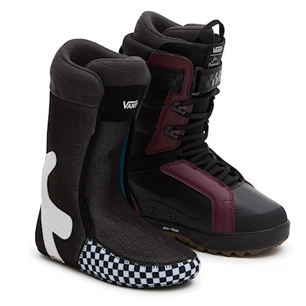 Snowboard Boots Vans Wms Hi-Standard Pro jill perkins black/burgundy 2024 - 6