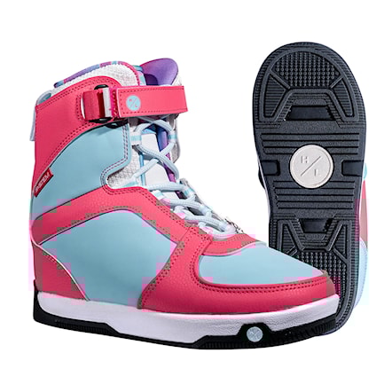 Buty wakeboardowe Hyperlite Aries pink/blue 2025 - 1