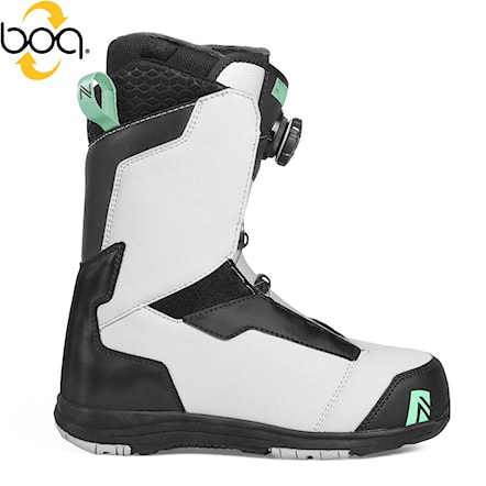 Snowboard Boots Nidecker Onyx Coiler grey/aqua 2019 - 1