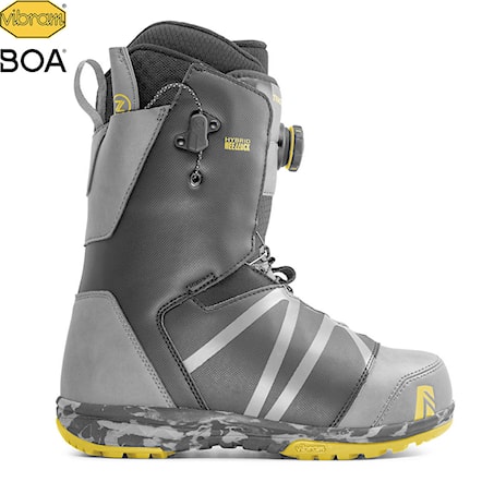 Topánky na snowboard Nidecker Tracer Heel Lock Coiler spacegrey 2020 - 1