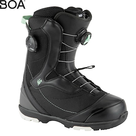 Topánky na snowboard Nitro Cypress Boa Dual black/mint 2023 - 1