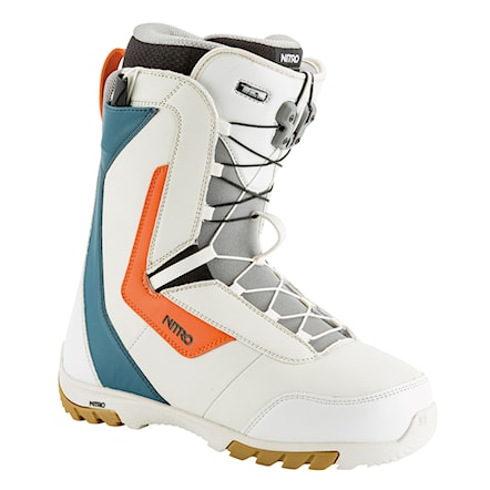 Topánky na snowboard Nitro Sentinel TLS white/blue/orange 2019 - 1