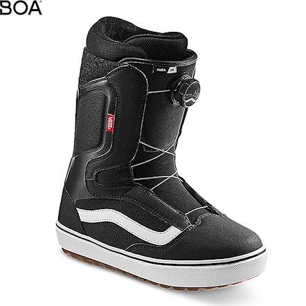 Topánky na snowboard Vans Aura OG black/white 2024 - 1
