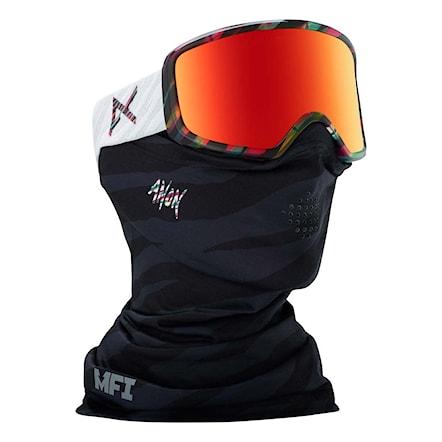 Snowboardové brýle Anon Deringer Mfi disco tiger | red solex 2018 - 1