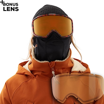 Gogle snowboardowe Anon Deringer MFI tort3 | perceive sunny bronze+amber 2021 - 1