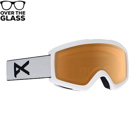 Snowboard Goggles Anon Helix 2.0 white | amber 2020 - 1