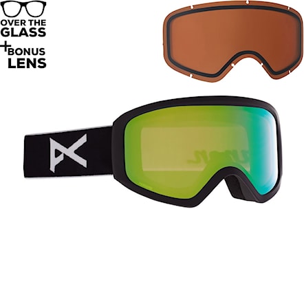 Snowboardové brýle Anon Insight black | perceive variable green+amber 2023 - 1