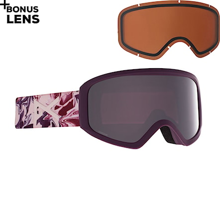 Snowboard Goggles Anon Insight wavy | perceive sunny onyx+amber 2021 - 1