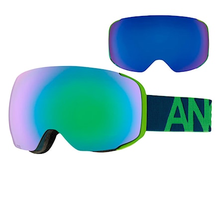 Snowboardové brýle Anon M2 krypto | green solex+blue lagoon 2017 - 1