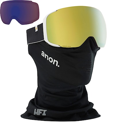 Snowboard Goggles Anon M2 MFI W/Spare jt | sonar bronze+blue infrared 2019 - 1