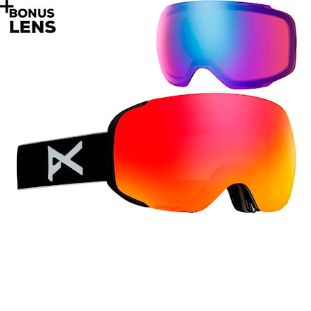 Snowboardové okuliare Anon M2 W/Spare black | sonar red+sonar blue 2020 - 1