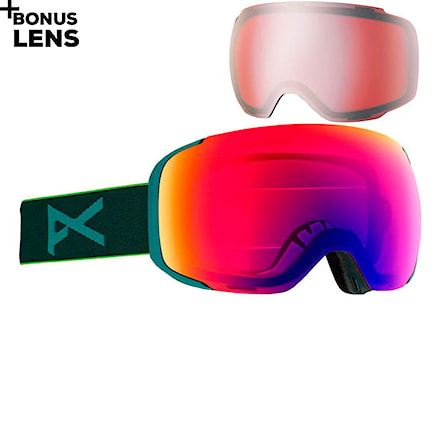 Snowboard Goggles Anon M2 W/Spare grey pop | sonar infrared blue+sonar silver 2020 - 1