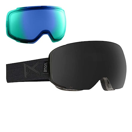 Snowboard Goggles Anon M2 W/spare smoke | dark smoke+blue lagoon 2018 - 1