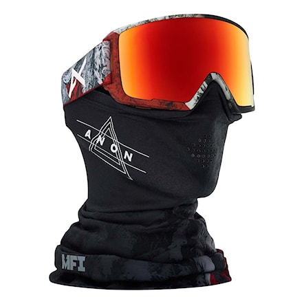 Snowboard Goggles Anon M3 Mfi red planet | sonar red 2018 - 1