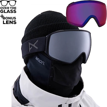 Snowboard Goggles Anon M4 Toric MFI smoke | perc.sunny onyx +perc.variable violet 2024 - 1