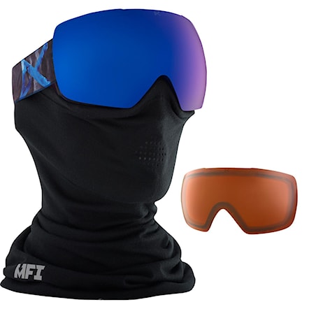 Snowboardové brýle Anon Mig Mfi super nova | blue cobalt+amber 2017 - 1