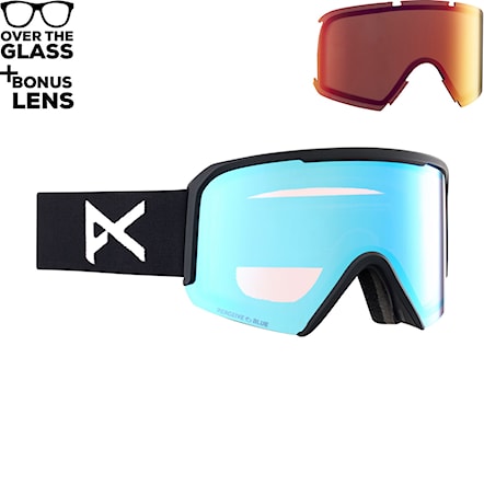 Gogle snowboardowe Anon Nesa black | perceive variable blue+perceive cloudy burst 2024 - 1