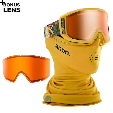 Gogle snowboardowe Anon Relapse MFI camo | sonar bronze +amber 2020 - 1