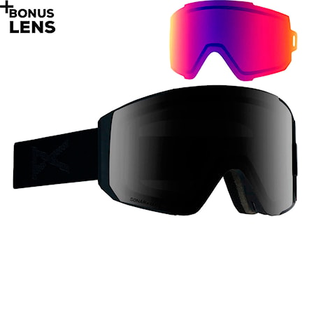Snowboard Goggles Anon Sync Snapback smoke | sonar smoke+sonar infrared 2020 - 1