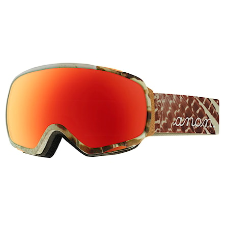 Snowboard Goggles Anon Tempest feather | red solex 2017 - 1