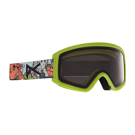 Snowboardové okuliare Anon Tracker 2.0 bot green | smoke 2021 - 1