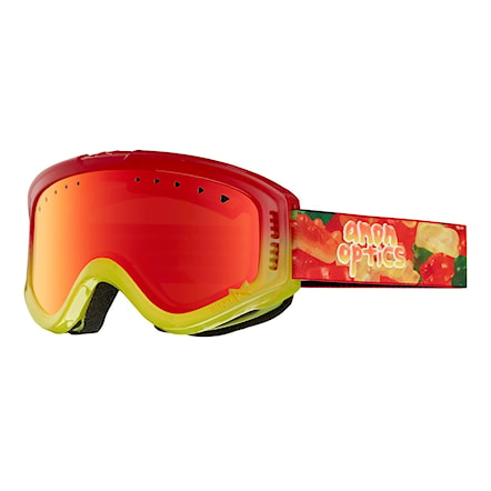 Snowboardové brýle Anon Tracker gummy | red amber 2017 - 1