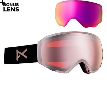 Snowboard Goggles Anon Wm1 W/spare rose gold | sonar silver+sonar pink 2020 - 1