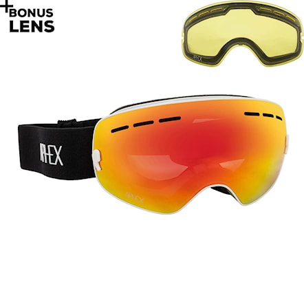 Snowboardové brýle Aphex Krypton Small matt white | revo red+yellow 2021 - 1