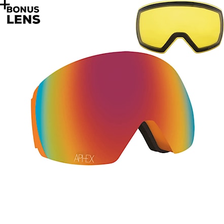 Snowboard Goggles Aphex Styx matt orange | revo red+yellow 2021 - 1