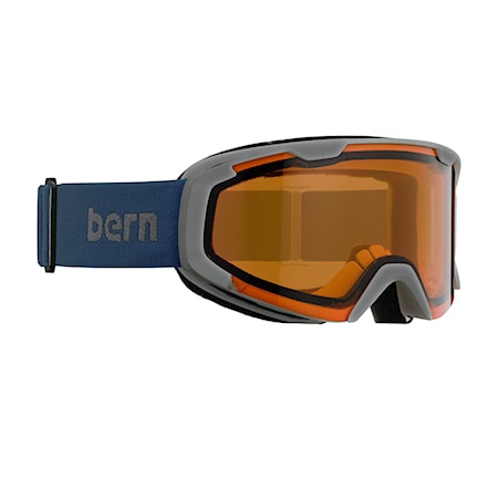 Gogle snowboardowe Bern Brewster navy | orange light mirror 2017 - 1