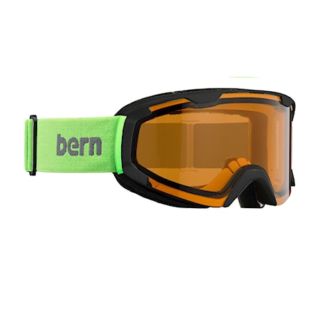 Snowboard Goggles Bern Brewster neon green | orange 2018 - 1