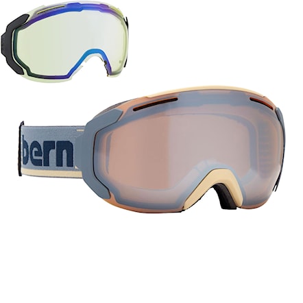 Snowboardové brýle Bern Juno cream/grey | gold+yellow/blue 2019 - 1