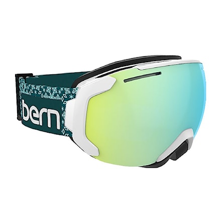 Snowboard Goggles Bern Juno turquoise snowflake | yellow/blue mirror+green/blue mirror 2018 - 1