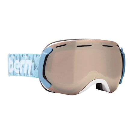 Snowboard Goggles Bern Monroe blue trees | gold 2019 - 1