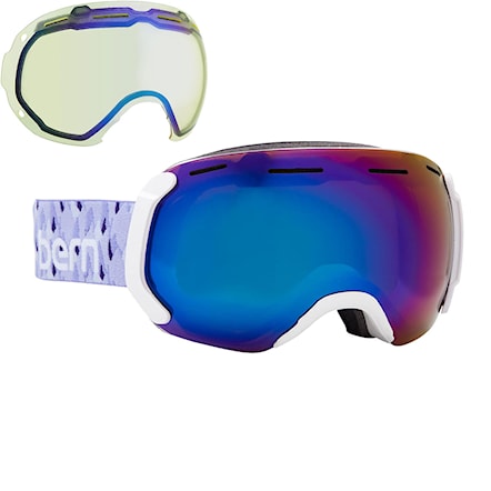 Snowboardové brýle Bern Monroe lavender trees | green/blue+yellow/blue 2019 - 1