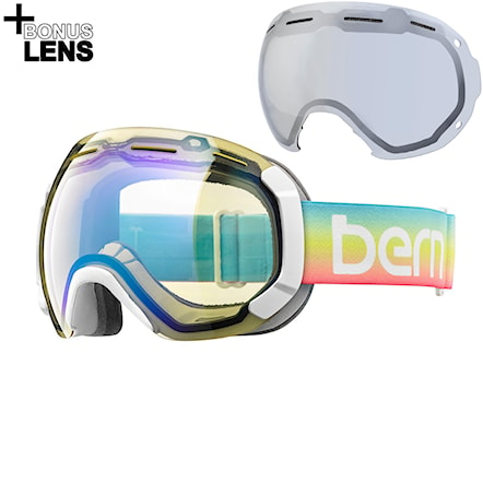 Snowboardové okuliare Bern Monroe rainbow | yellow mirror+grey light mirror l 2017 - 1