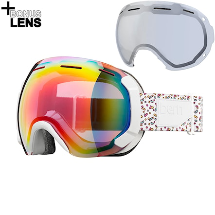 Snowboard Goggles Bern Monroe sprinkles | rose light mirror+grey light mirror m 2017 - 1