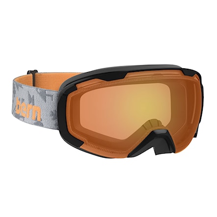 Snowboard Goggles Bern Sawyer charcoal feature creature | orange light mirror 2016 - 1