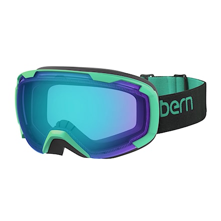 Gogle snowboardowe Bern Scout black/green | blue light mirror 2016 - 1