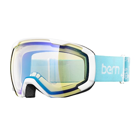 Snowboard Goggles Bern Scout blue snowflake | yellow blue light mirror 2017 - 1