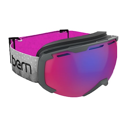 Snowboardové okuliare Bern Scout grey treeline | red/purple mirror s 2018 - 1