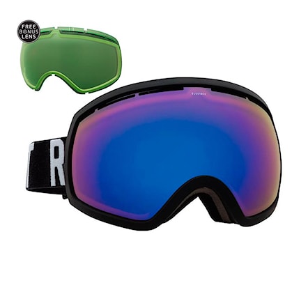 Snowboardové okuliare Electric Eg2 matte black/wordmark | brose/blue chrome+light green 2017 - 1