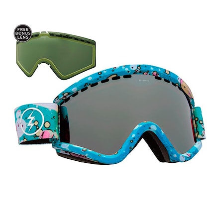 Snowboardové brýle Electric Egv mindblow blue | brose silver/chrome+light green 2017 - 1