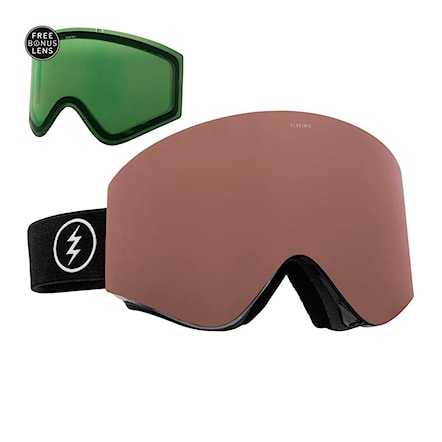 Snowboardové brýle Electric Egx gloss black | brose+light green 2017 - 1