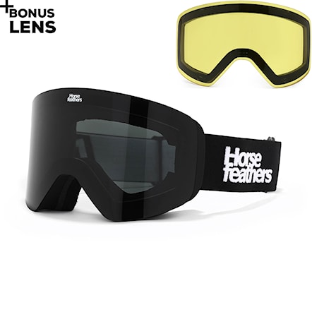 Snowboard Goggles Horsefeathers Colt black | smoke 2024 - 1