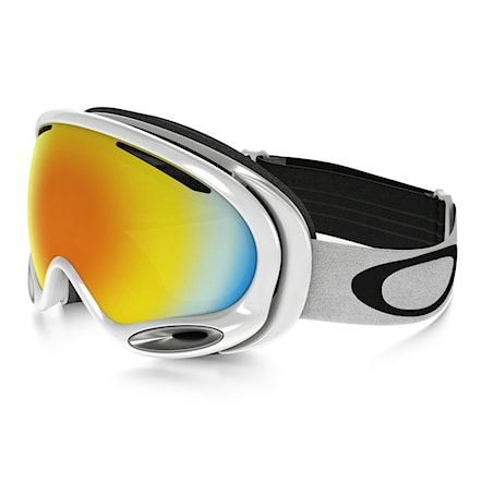 Snowboardové okuliare Oakley A Frame 2.0 polished white | fire iridium 2017 - 1