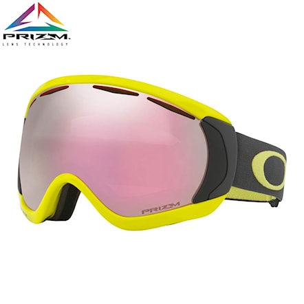 Snowboard Goggles Oakley Canopy citrus iron | prizm snow hi pink iridium 2018 - 1